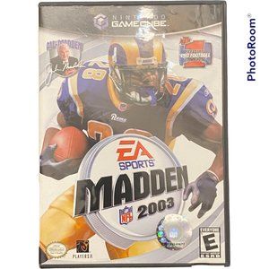Nintendo GameCube - Madden NFL 2003 game, complete with manual